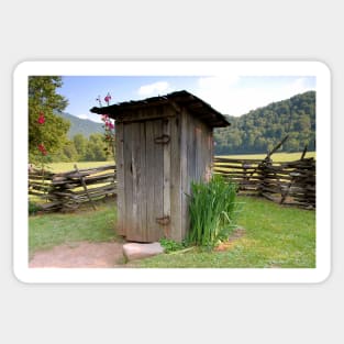 Outhouse Sticker